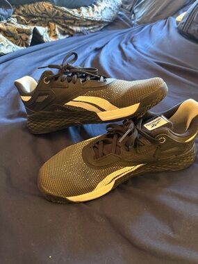 Reebok Black and White Nano X Training Shoes